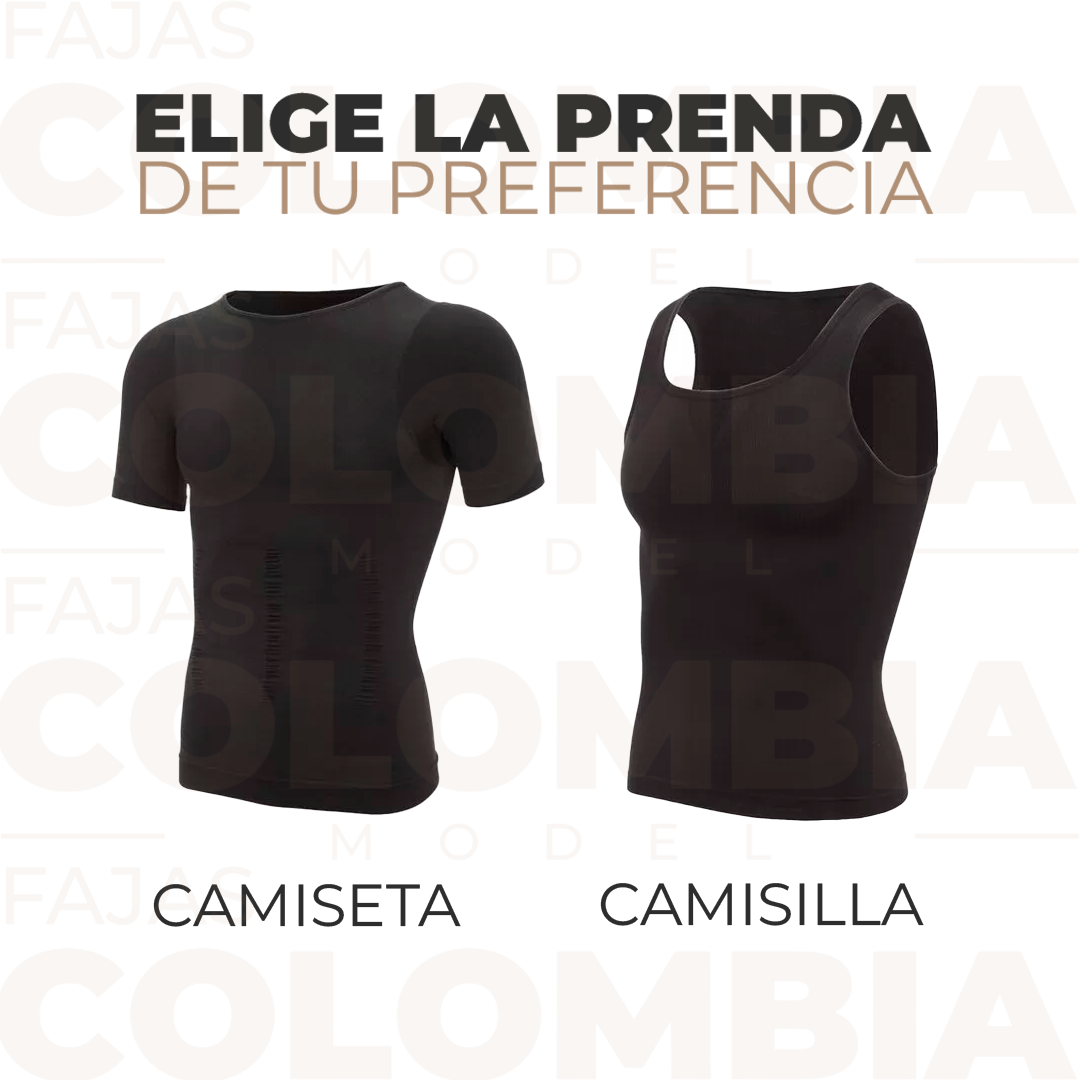 Camisilla de compresión abdominal | Disfruta de un porte más imponente