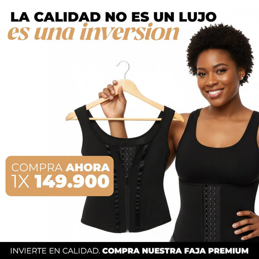 🏆 Chaleco Extremo Faja Moldeadora 9 Varillas